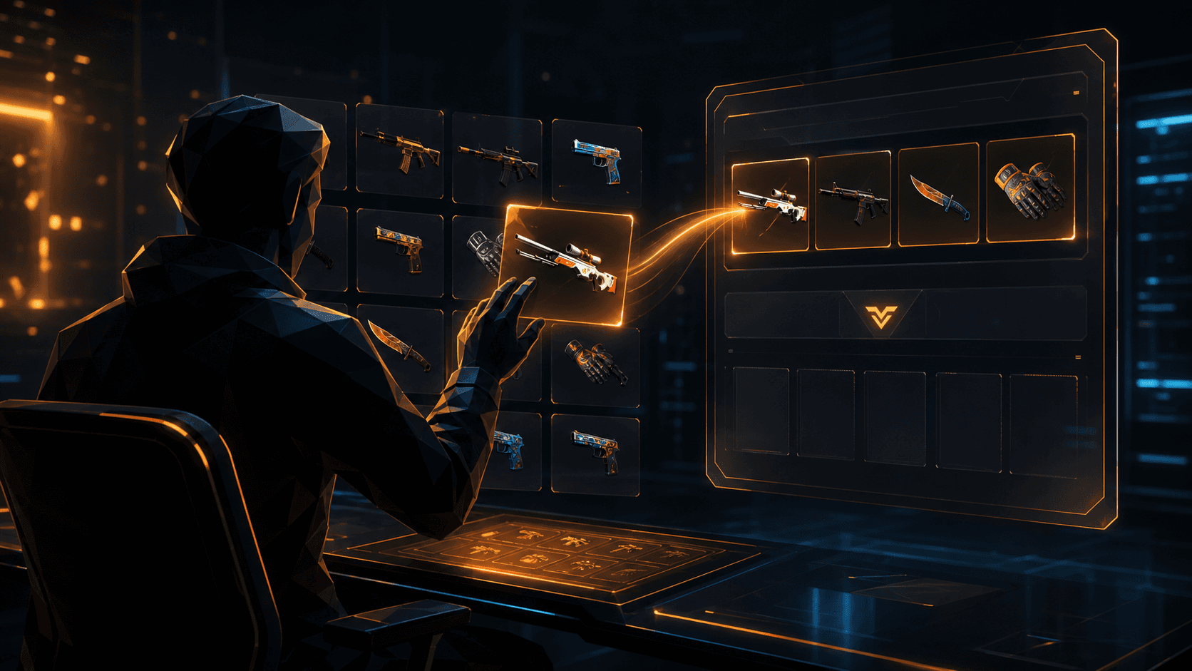 Illustration of creating a trade listing